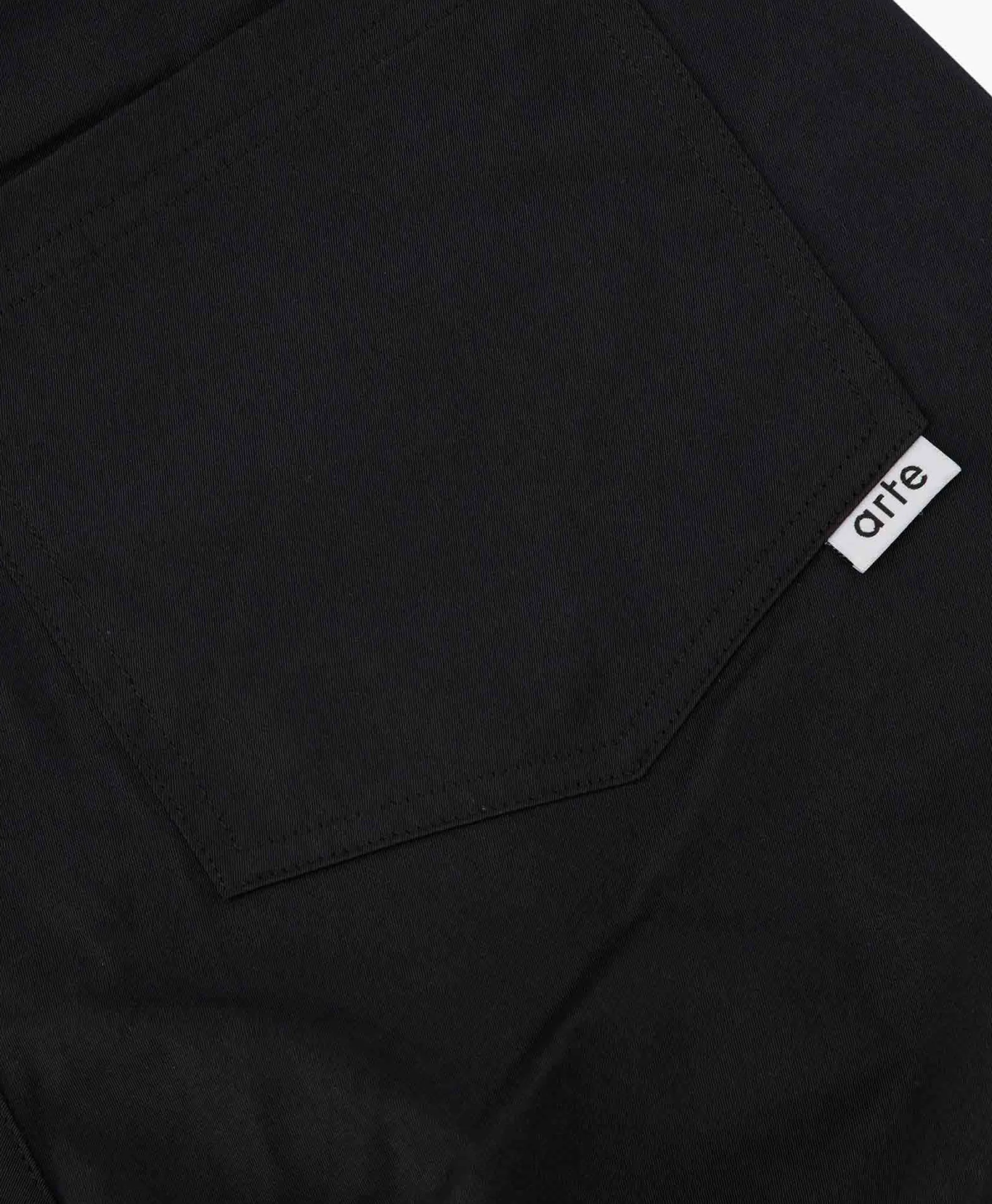 Sale Broek Nylon Double Knee Pocket Zwart Heren Broeken