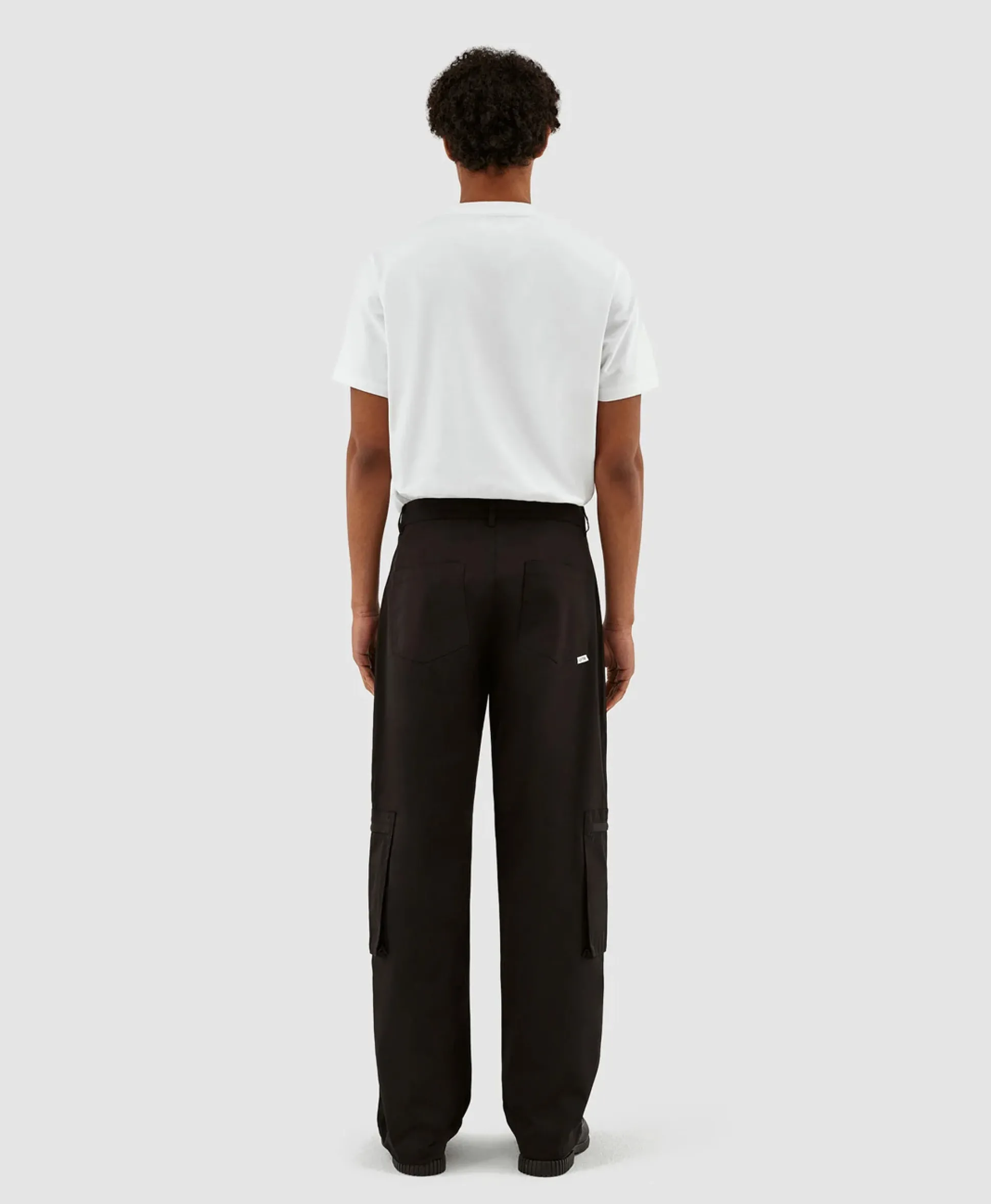 Sale Broek Nylon Double Knee Pocket Zwart Heren Broeken