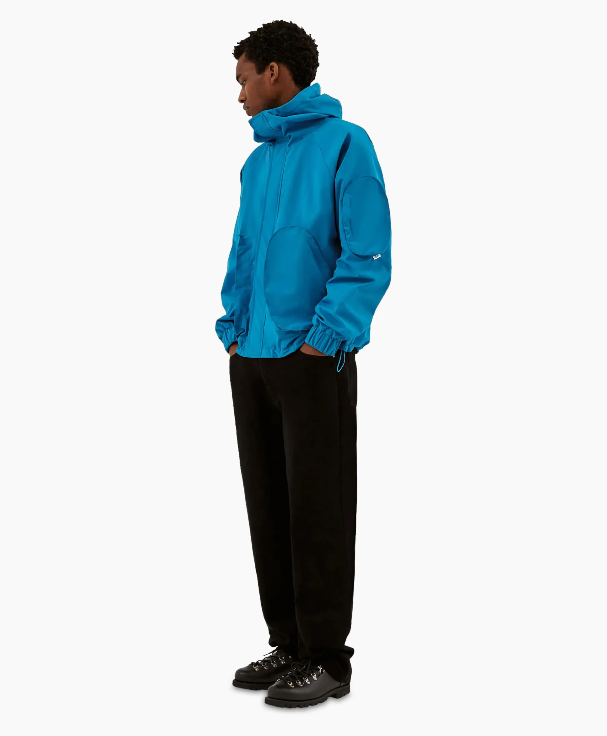 Hot Jack Tech Round Pockets Blauw Heren Jassen