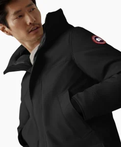New Parka Langford Zwart Heren Jassen