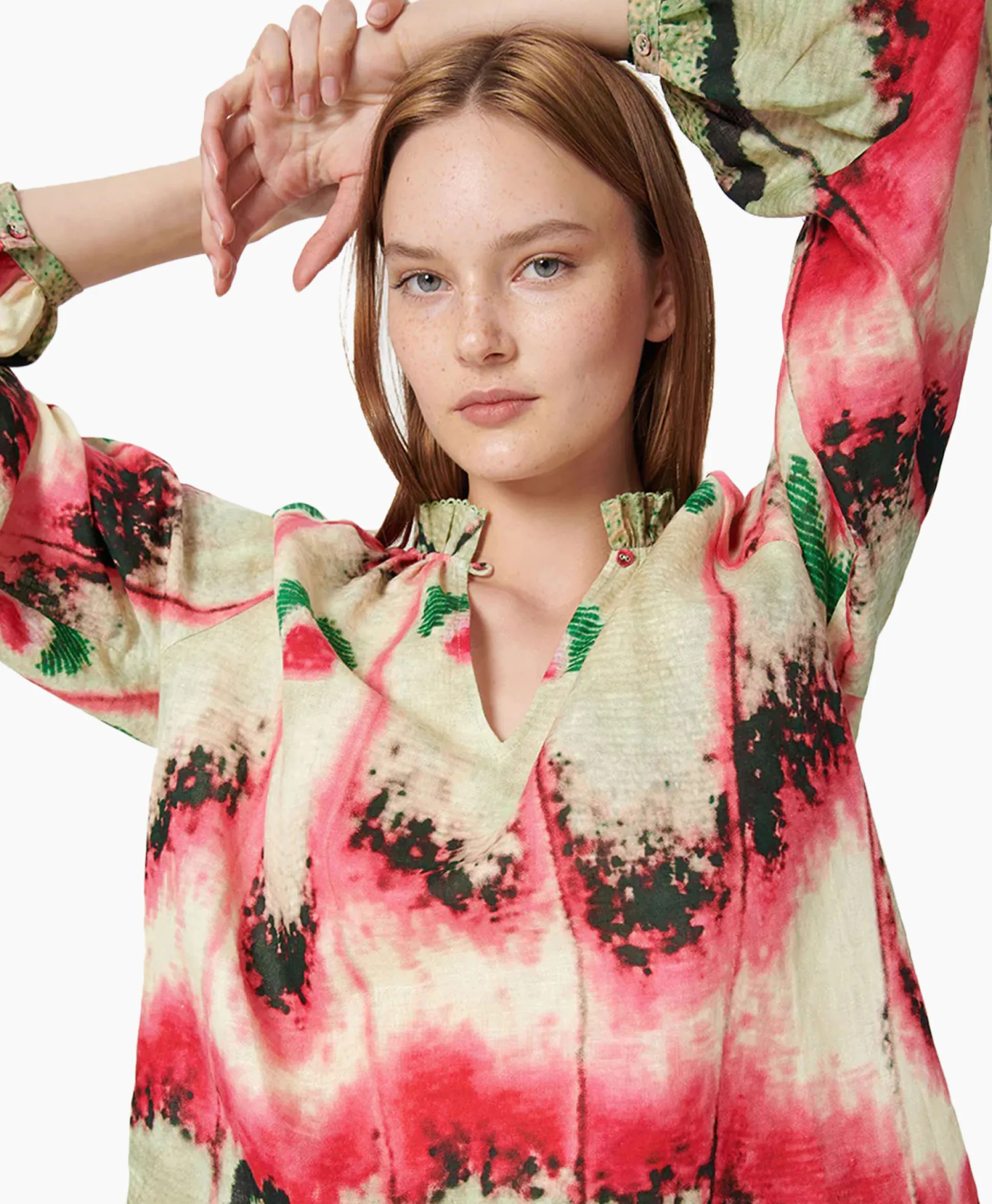 Sale Blouse Juniper Groen Dames Blouses