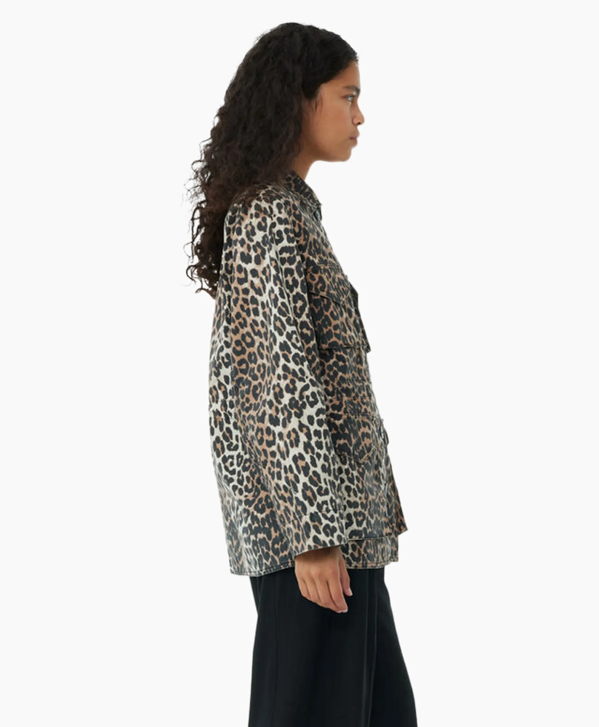 Best Sale Jack Washed Cotton Canvas Bruin Dames Jassen