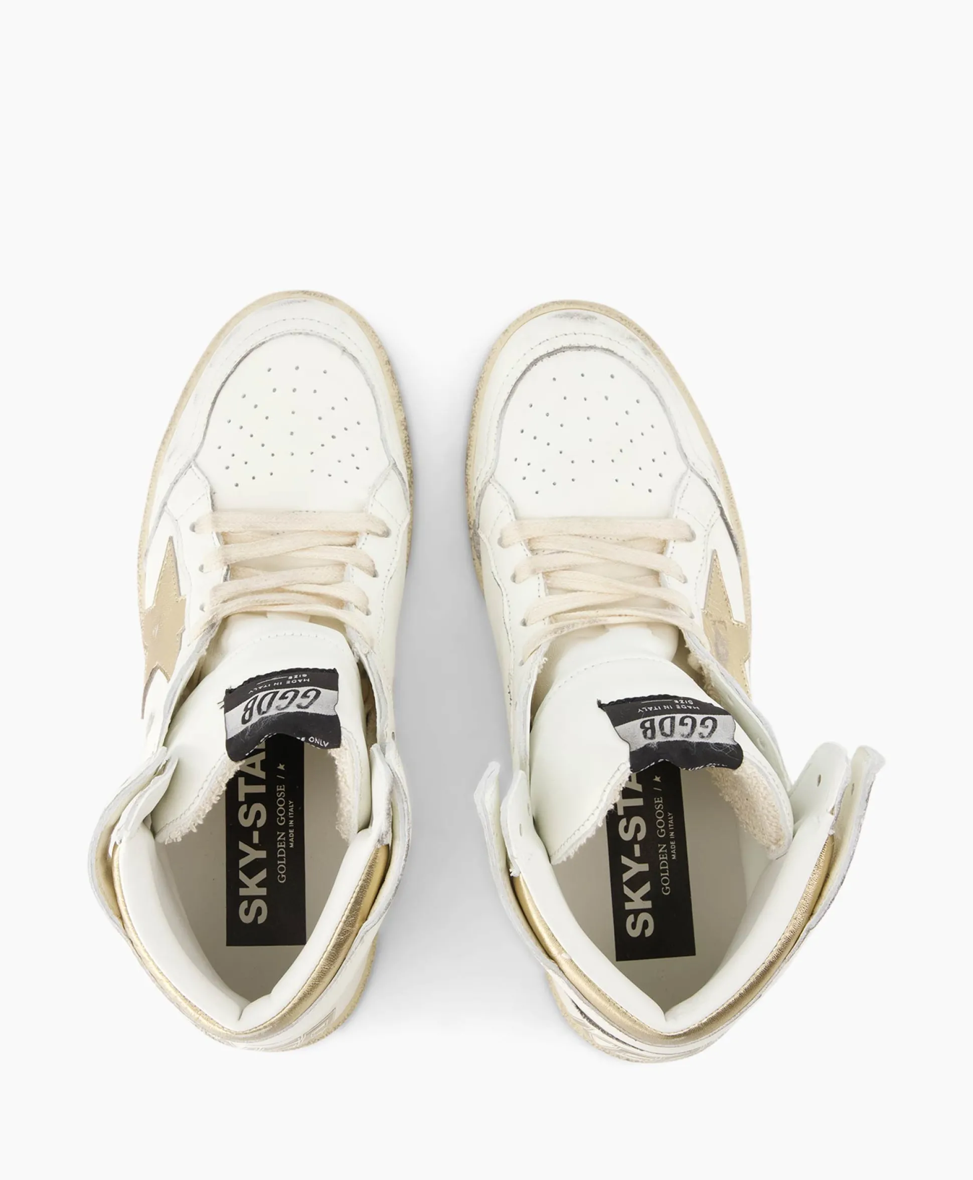 Best Sneaker Sky Star Nappa Upper Laminated Wit Dames Sneakers