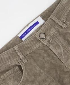 Discount Jeans 5-Pocket Nick Slim Bruin Heren Broeken