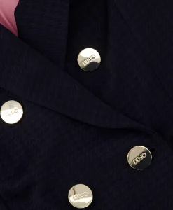 Store Jasje Giacca Doppio Petto Straight Blauw Dames Blazers
