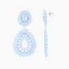 Clearance Oorbellen Ce Si Double Drop S Blauw Dames Sieraden