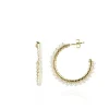 Cheap Oorbellen Cl Hoop With Pear Off White Dames Sieraden