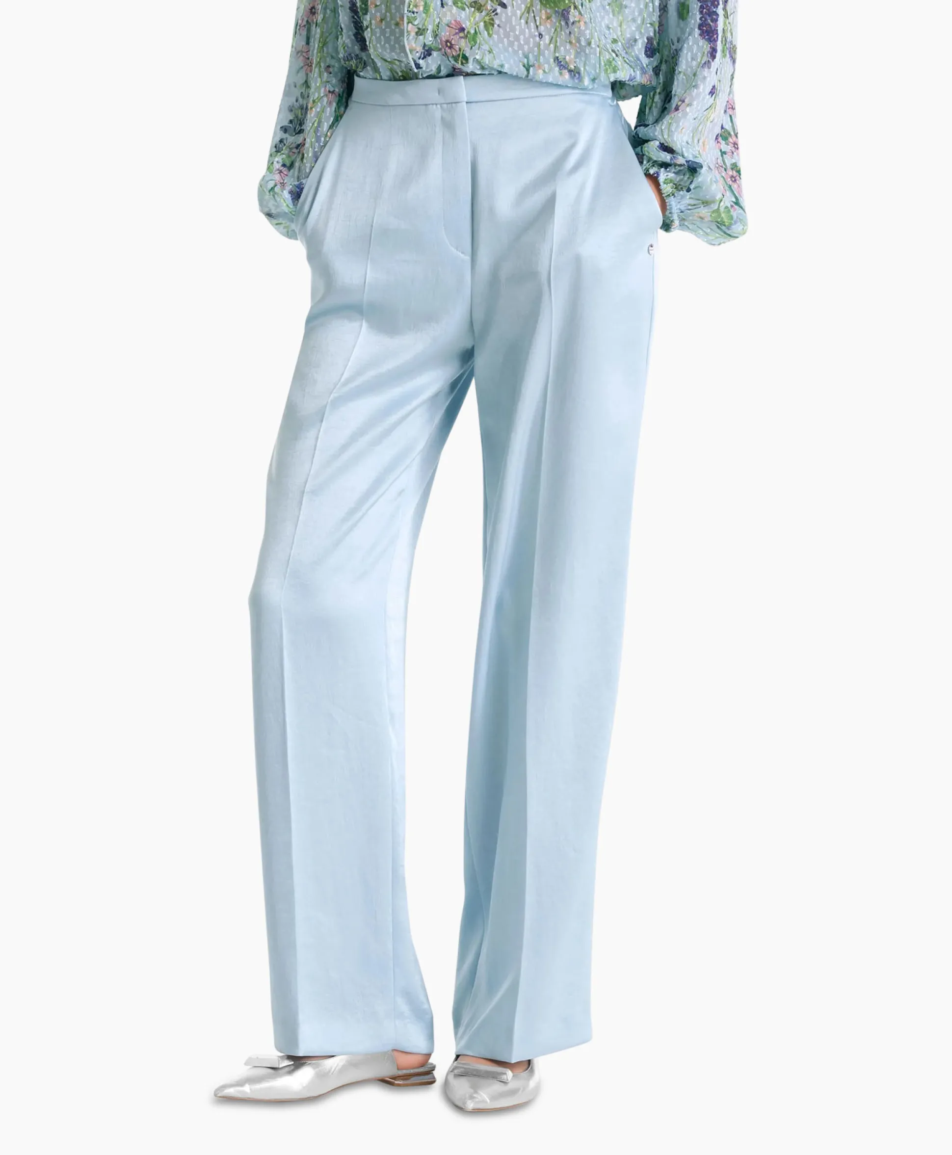 Fashion Broek Wc 81.63 W46 Licht Blauw Dames Broeken
