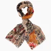 Cheap Shawl Wc B4.07 Z35 Oranje Dames Sjaals