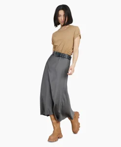 Outlet Midi Rok Babe Groen Dames Rokken