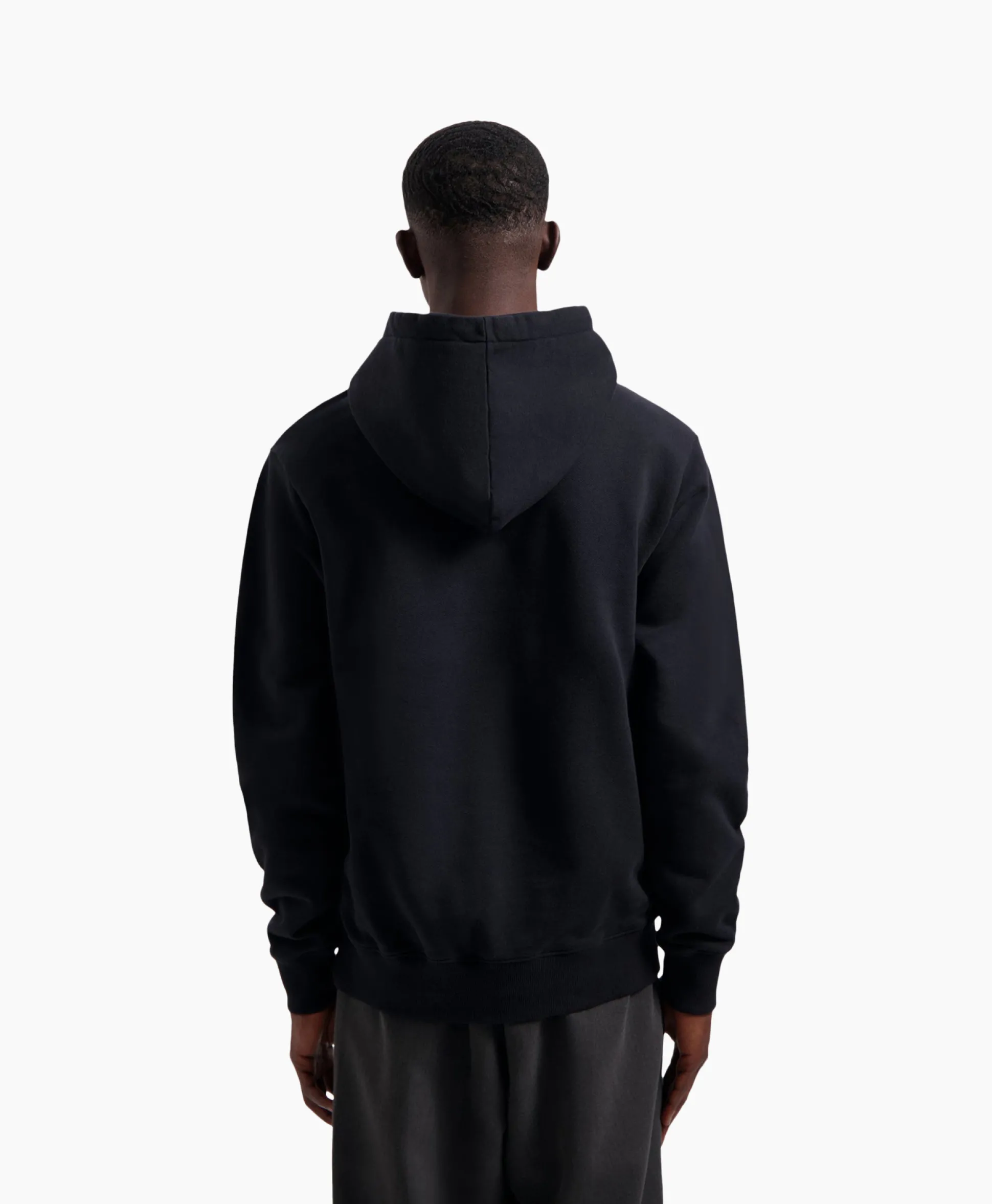 Cheap Hoodie Blur Logo Zwart Heren Truien