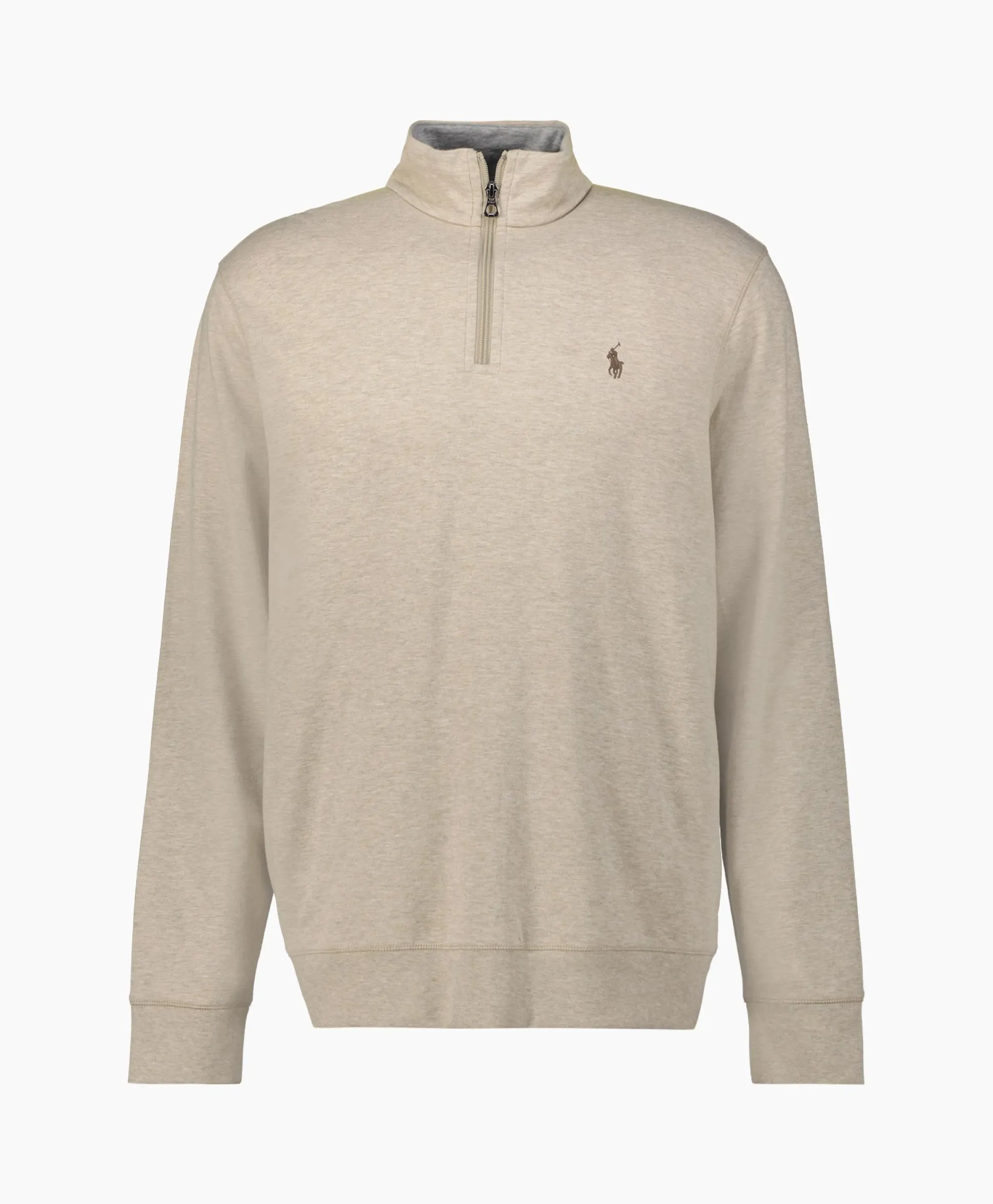 Shop Pullover Double Knit Jersey Beige Heren Truien