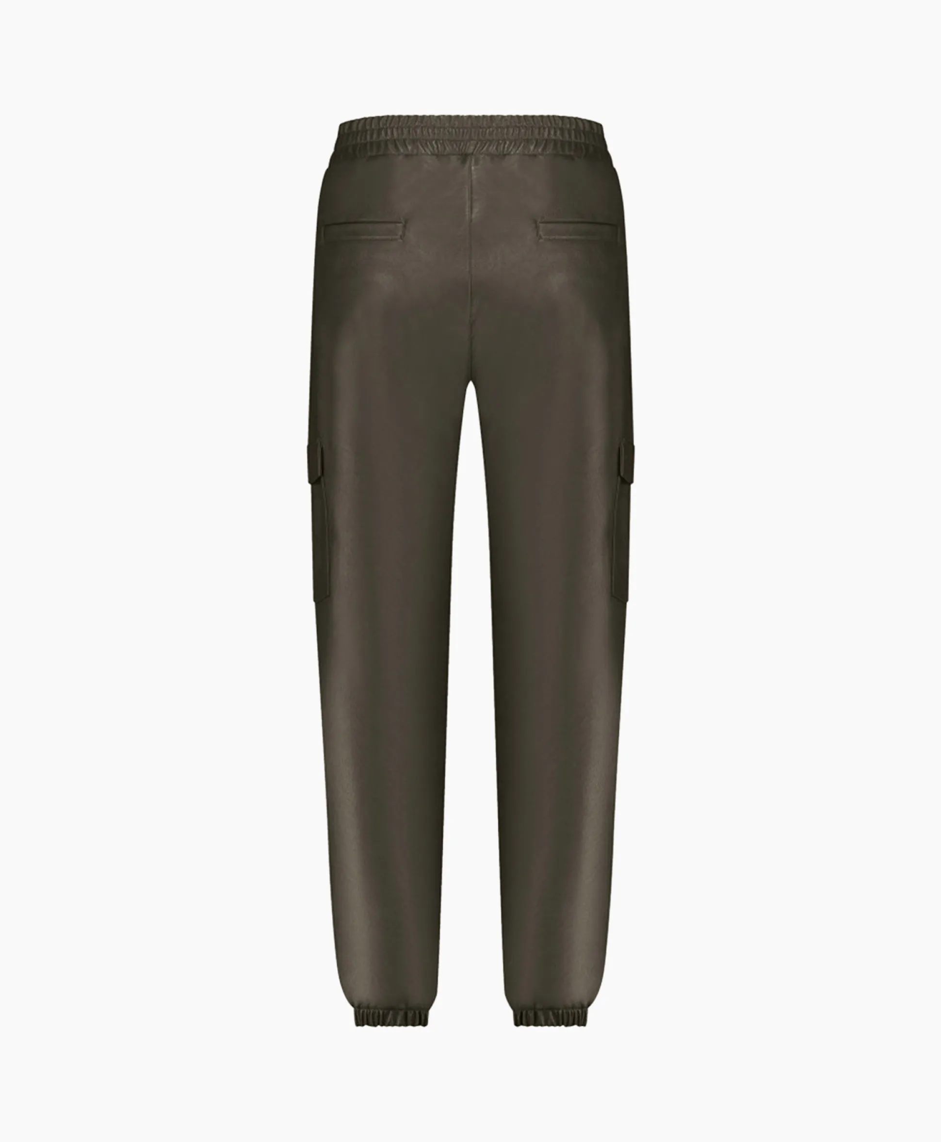Hot Broek Evi Leather Cargo Trousers Bruin Dessin Dames Broeken