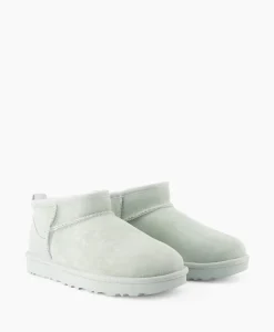 New Enkellaars W Classic Ultra Mini Licht Blauw Dames Laarzen