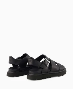 Sale Sandaal Zonder Hak Capitelle Strap Zwart Dames Sandalen